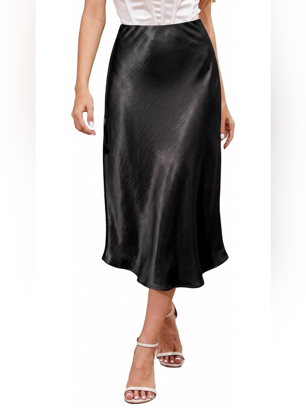 Women’s Black H&M Midi Skirt XL